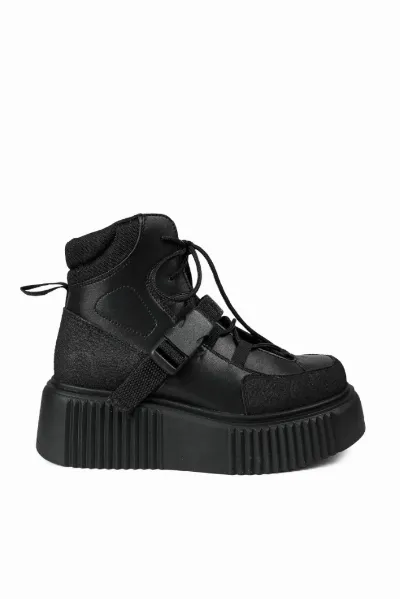  Altercore Damen vegan Stiefel Madison Schwarz