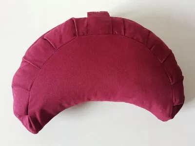 BAGHI BAGHI Meditationskissen Halbmond basic aus Bio-Baumwolle kbA - Sitzhöhe 12cm