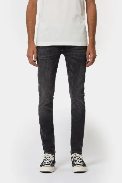 Nudie Jeans Jeans Skinny Lin Worn Black