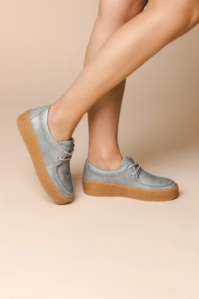 VENUS IS VEGAN VENUS IS VEGAN Damen vegan Loafers Billy Snake Blau