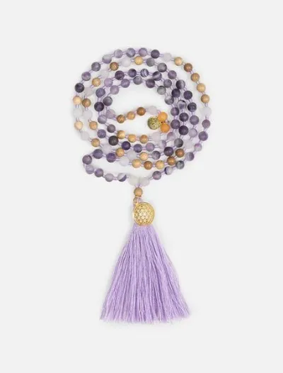 Spirit of OM Spirit of OM Mala Hridaya Amethyst