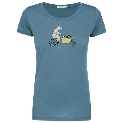 GreenBomb GREENBOMB Print T-Shirt Bike Cargo Raccoon Loves