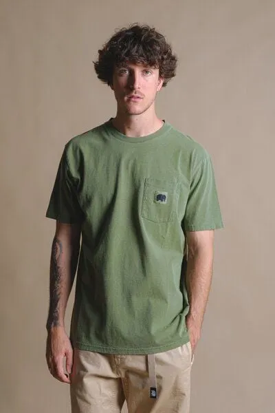 Trendsplant Trendsplant Garza Pigment T-Shirt Oak Green