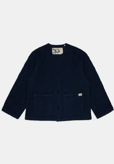 Nudie Jeans Nudie Jeans Damen Jacke - Sandra Jacket Indigo Quilt