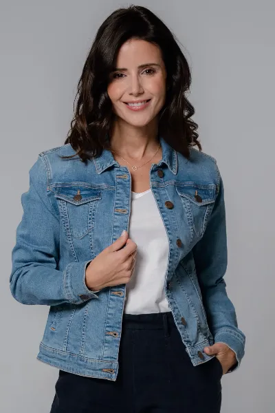 Feuervogl Feuervogl Damen vegan Denim Jacket Svala Sommer