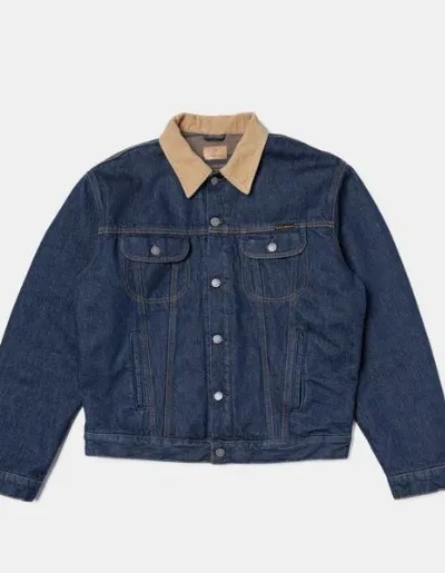 Nudie Jeans Nudie Jeans Jeansjacke mit Futter- Johnny Thunder- aus Biobaumwolle