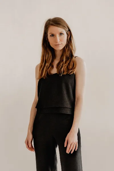 Marenika Marenika Damen vegan Oben Emma Black