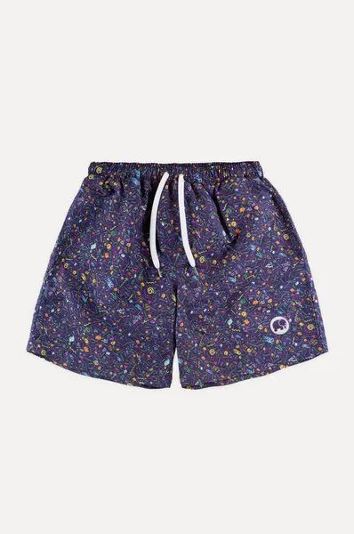 Trendsplant Trendsplant Dogtown SEAQUAL®YARN Swim Trunks Purple