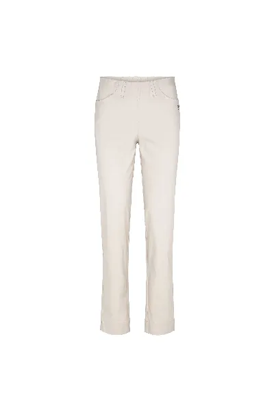 LAURIE LAURIE Damen vegan Hose Kelly Regular Ml Grau Sand
