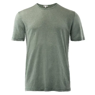 Living Crafts LIVING CRAFTS - Herren Leinen T-Shirt - Grün