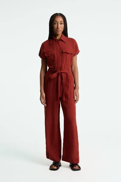 Kings Of Indigo Kings of Indigo Damen vegan Jumpsuit Margaret Gebranntes Henna