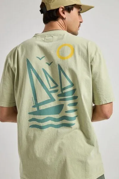 Trendsplant Trendsplant Escollera T-Shirt Olive Shade