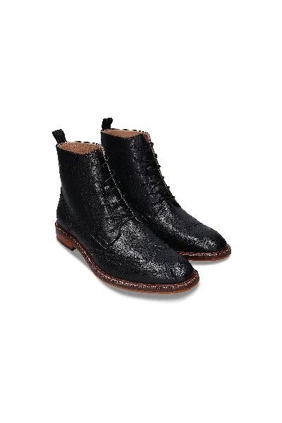 NAE NAE Herren vegan Schnürstiefel Chase Black