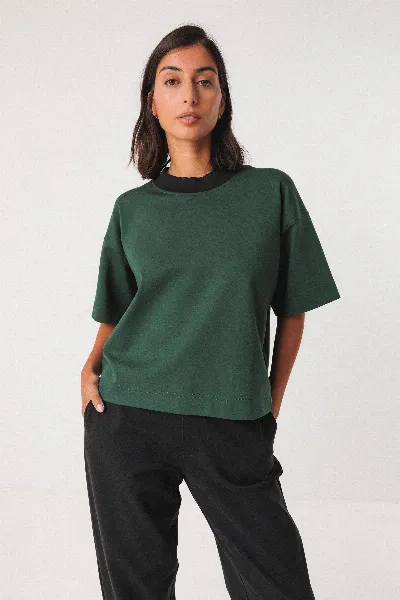 SKFK SKFK Damen vegan T-Shirt Ahatsa Grün