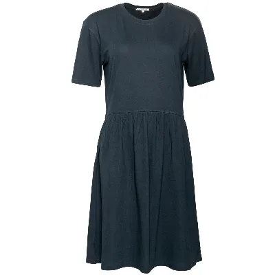Living Crafts LIVING CRAFTS - Damen Kleid - Blau (52% Bio-Baumwolle; 48% Viskose (Bambus)), Nachhaltige Mode, Bio Bekleidung