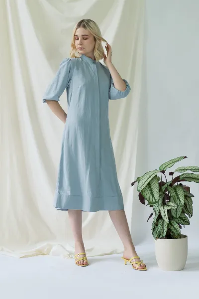AYANI AYANI Damen vegan Hemdkleid Melanie
