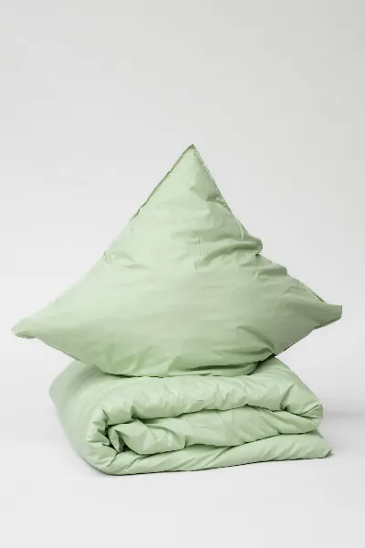 MELA MELA unisex vegan Bettwäsche-Set Bhanu Matcha Grün