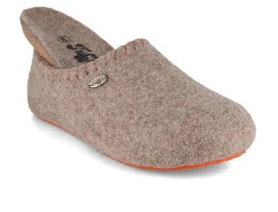 Tuffeln Tuffeln Geschlossene Filz-Slipper 'Hauszeit' mit anatomisch geformtem Korkfußbett