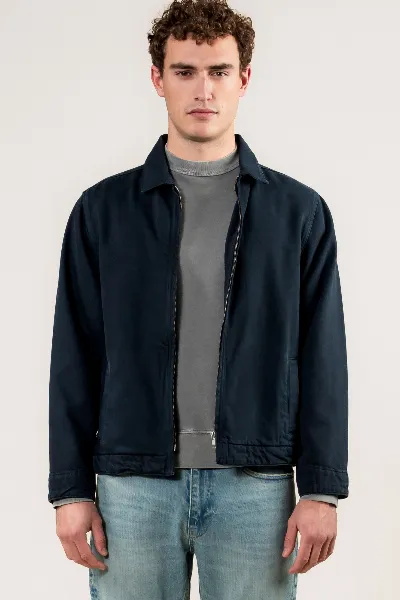 Kuyichi Kuyichi Herren vegan Jacke Oliver Blau
