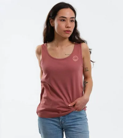 Gary Mash GARY MASH Top Rose Zwinker-Smiley aus Bio-Baumwolle