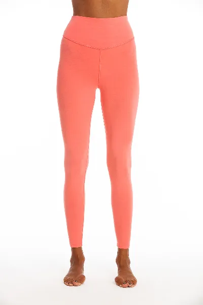 RAVENS VIEW IBIZA RAVENS VIEW IBIZA Damen vegan Yoga Legging Plus Koralle