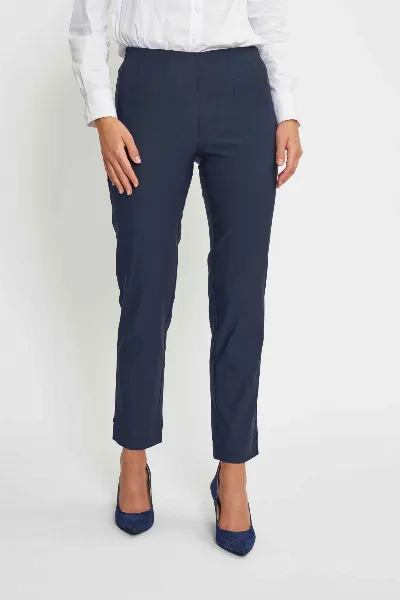 LAURIE LAURIE Damen vegan Hose Betty Regular Sl Navy