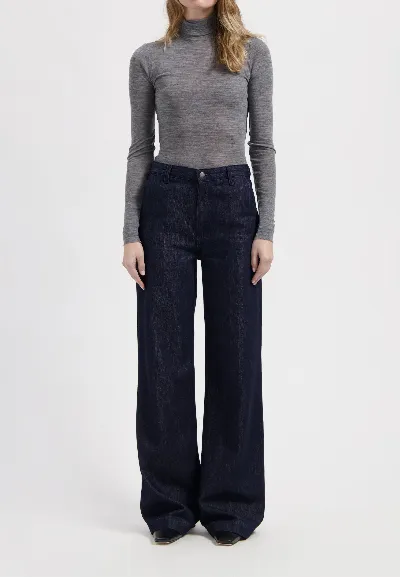 MUD Jeans MUD Jeans Damen vegan Jeans Mid Loose June Rinse Blau