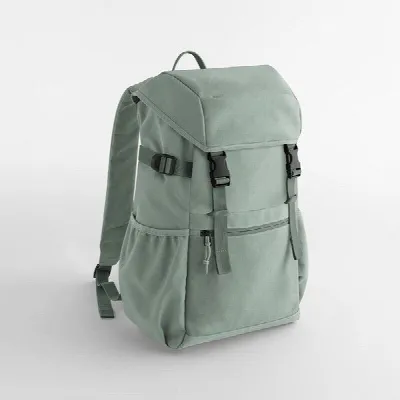 BagBase BagBase Recycelter Canvas Rucksack Backpack Rucksack Notebookfach