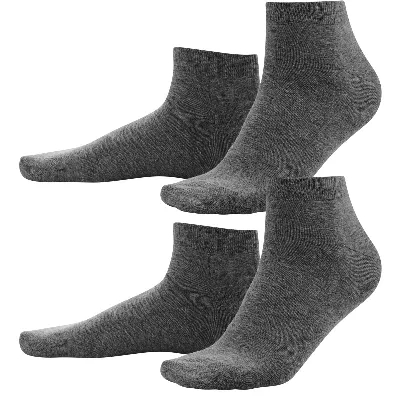 Living Crafts LIVING CRAFTS - Herren Sneaker-Socken, 2er-Pack - Grau