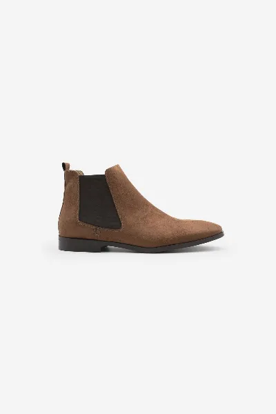 COG COG Herren vegan Stiefel Herren Chelsea Alan Vegan Nubuck Braun