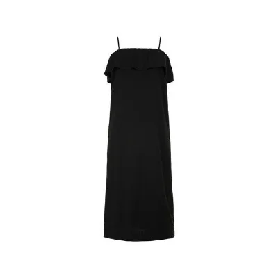 KnowledgeCotton Apparel KnowledgeCotton Apparel Trägerkleid - Seersucker strap maxi dress - aus Bio-Baumwolle