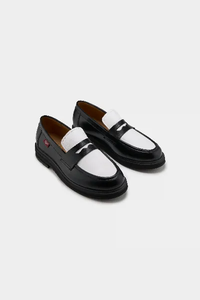 Zèta ZÃ¨ta Herren vegan Loafers Unisex Douro Schwarz & WeiÃŸ