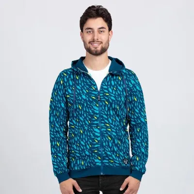 Lexi&Bö Lexi&Bö School of fish Zip Hoodie Herren