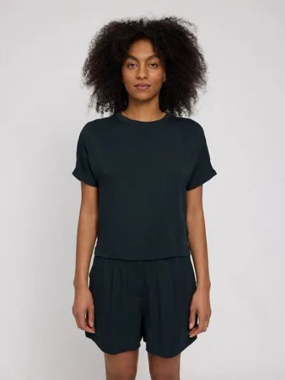 Mazine Mazine Crew Neck Viscose T-Shirt - aus Ecovero