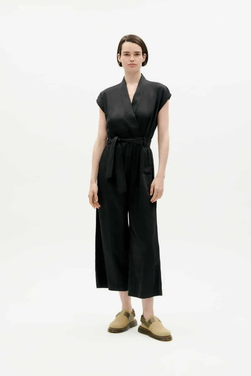 Thinking MU Jumpsuit Malawi Schwarz