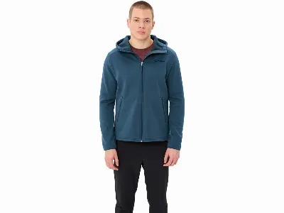 Vaude VAUDE Herren-Zip-Hoodie 'Idris Fleece' mit 2 Reißverschlusstaschen, baltic sea,