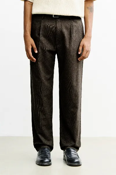 Rotholz Rotholz Herren vegan Alltags-Hose Aus Flanell