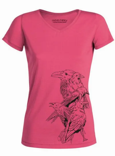 Human Family Human Family Damen V-Neck Ease Birds (weitere Farben)