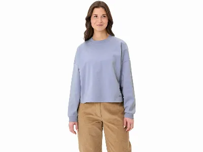Vaude VAUDE Bio-Damen-Langarmshirt 'Najun' mit Rückenprint, dark iris,
