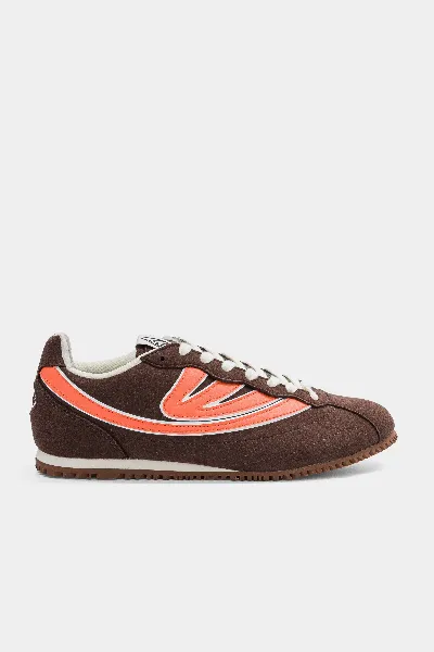 MoEa MoEa Herren vegan Sneakers Rise Braun/Orange Mais
