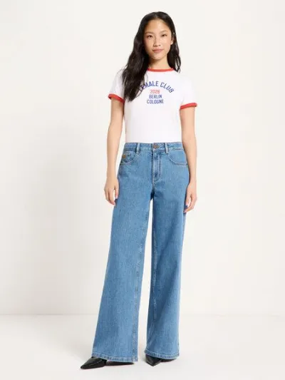 LANIUS LANIUS Wide Jeans SALT (GOTS) aus Bio-Baumwolle