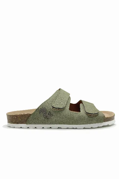 thies thies Herren vegan Hausschuhe Klettverschluss