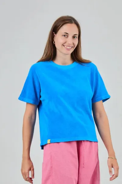 Brava Fabrics T-Shirt Terry Oversize Blau