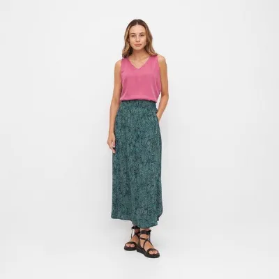 WiDDA berlin WiDDA berlin Gemusterter Midirock JULIP forest Print aus ECOVERO Viskose