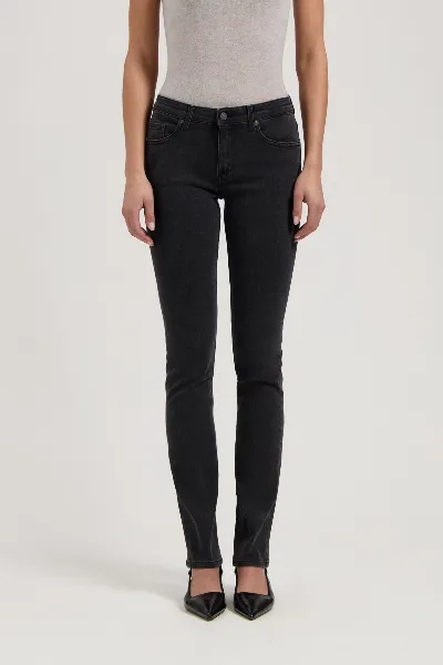 MUD Jeans MUD Jeans Damen vegan Jeans Low Slim Faye Stone