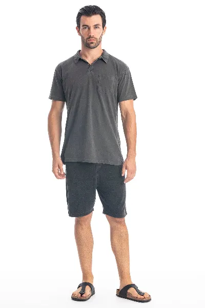 RAVENS VIEW IBIZA RAVENS VIEW IBIZA Herren vegan Polo Tasche Anthrazit