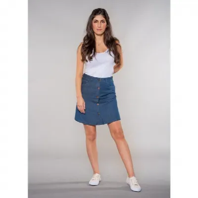 Feuervogl Feuervogl Sonia | A-shape Skirt | LightDenim