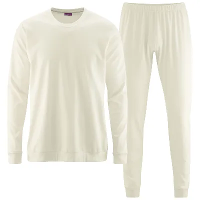 Living Crafts LIVING CRAFTS - Herren Schlafanzug - Beige