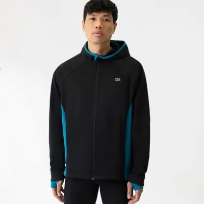 TAO Sportswear TAO Sportswear Warme Herren Laufjacke EDVIN mit Kapuze und Handschlaufe