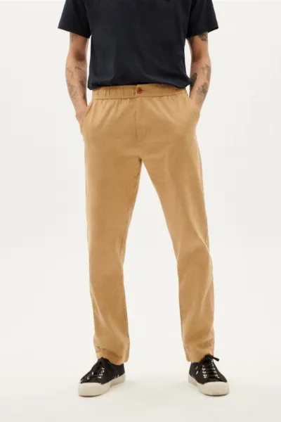 thinking mu Thinking MU Herren vegan Hose Light Travel Camel
